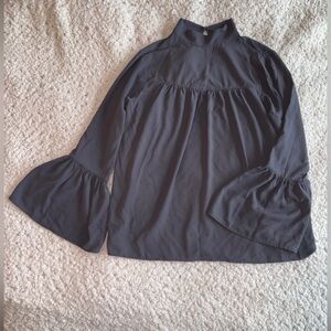 Bell Sleeve Work Blouse